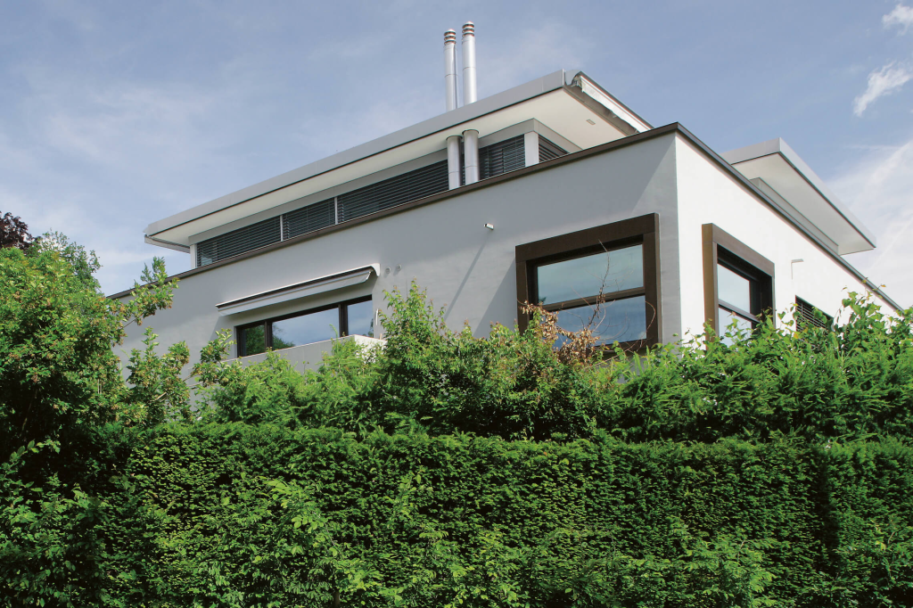 Einfamilienhaus.