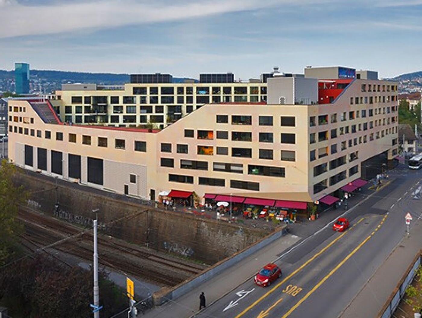 Zürich, Kalkbreite, Tramhalle